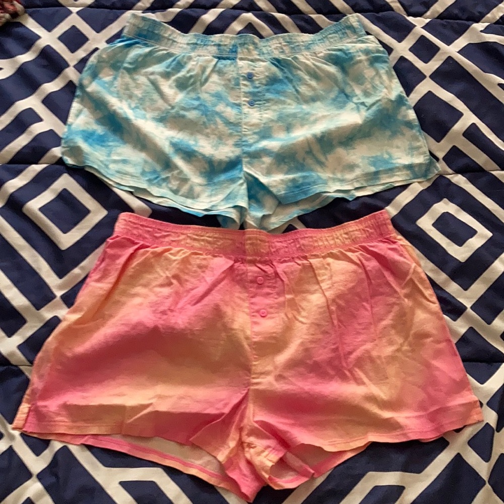 PINK -Set of 2 small sleep shorts